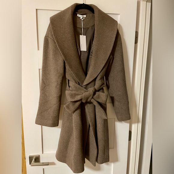 Reformation Jackets & Blazers - Reformation Wool Wrap Coat